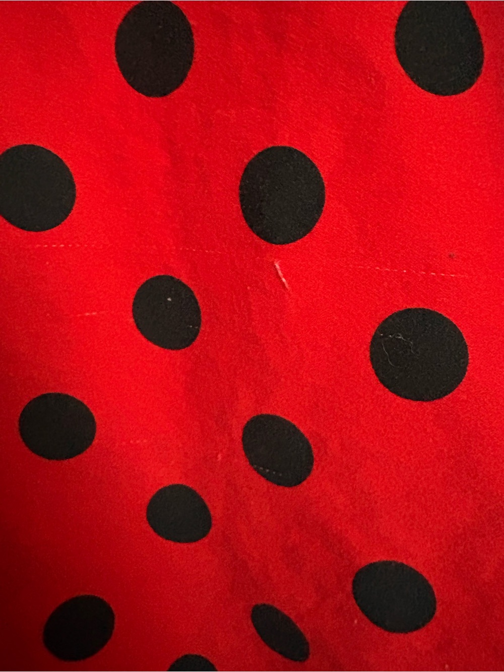 Grace Karin Red Midi Dress with Black Polka Dots - Picture 3 of 8